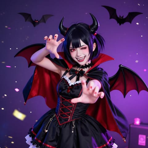 Fake vampire classmate